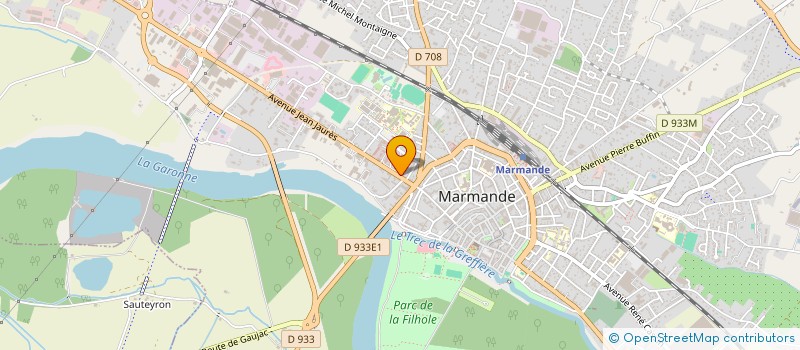 localisation de l'entreprise SCI DES 26 ET 28 AVENUE JEAN JAURES  MARMANDE