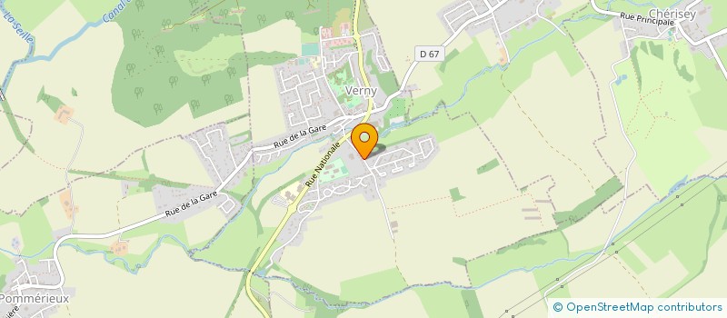 localisation de l'entreprise SCI DES 2C  VERNY