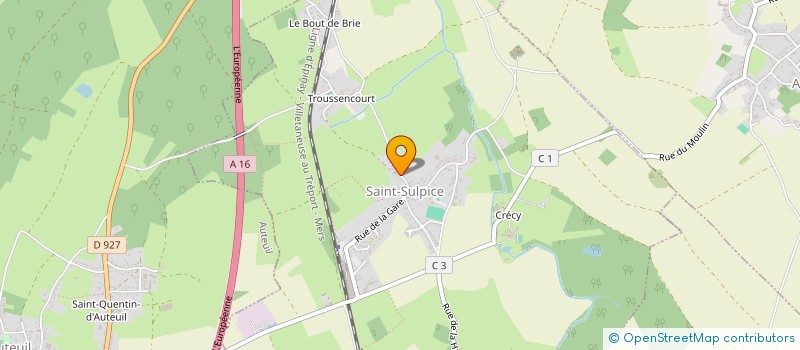 localisation de l'entreprise SCI DES 2F à SAINT-SULPICE