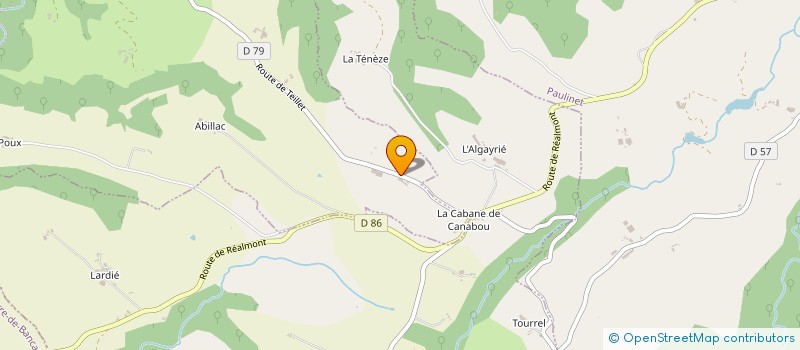 localisation de l'entreprise SCI DES 2M  VILLEFRANCHE-D'ALBIGEOIS