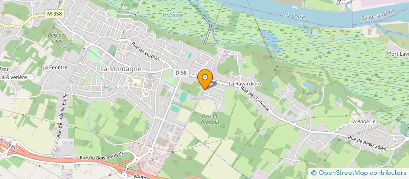 localisation de l'entreprise SCI DES 3 A  LA MONTAGNE