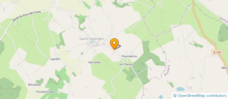 localisation de l'entreprise SCI DES 3 A à SAINT-GEORGES