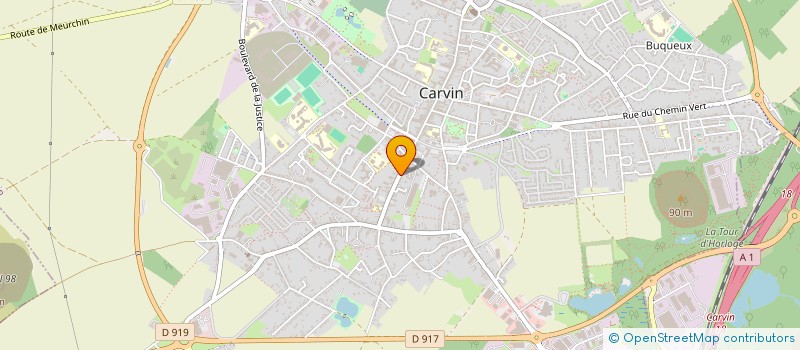 localisation de l'entreprise SCI DES 3 AAA  CARVIN