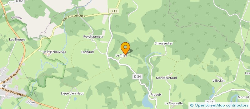 localisation de l'entreprise SCI DES 3 ABEILLES à SAINT-HILAIRE-LE-CHATEAU