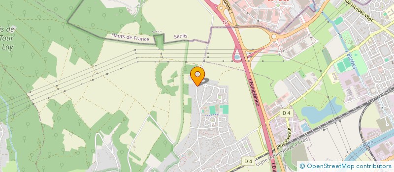 localisation de l'entreprise SCI DES 3 ANGES  CHAMPAGNE SUR-OISE