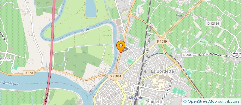 localisation de l'entreprise SCI DES 3 B à LIBOURNE