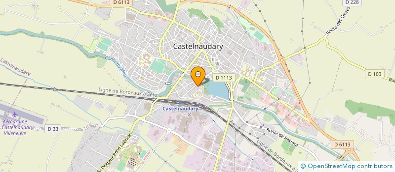 localisation de l'entreprise SCI DES 3 BANQUETS ET DU LAURAGAIS à CASTELNAUDARY
