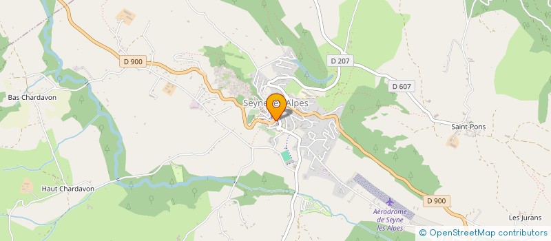 localisation de l'entreprise SCI DES 3 BOIS  SEYNE