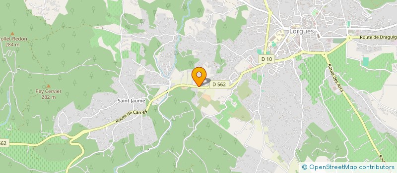 localisation de l'entreprise SCI DES 3 BRIGANTS  LORGUES