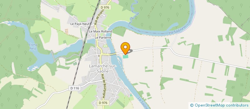 localisation de l'entreprise SCI DES 3 C  LAMARCHE-SUR-SAONE