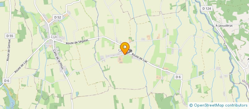 localisation de l'entreprise SCI DES 3 C  SEGALAS