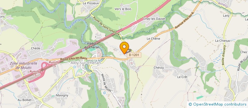 localisation de l'entreprise SCI DES 3 C  ALBY-SUR-CHERAN