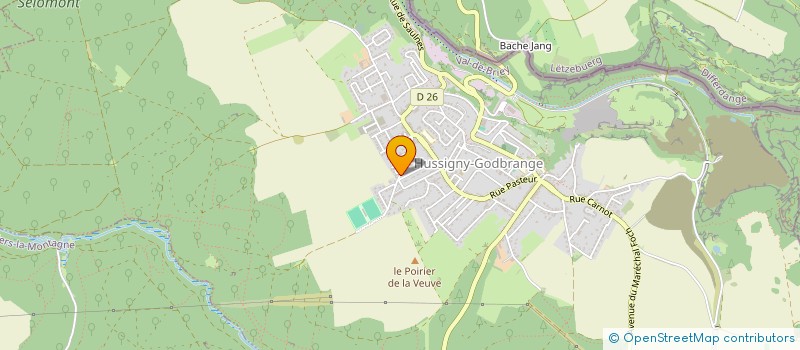 localisation de l'entreprise SCI DES 3 CANTONS  HUSSIGNY-GODBRANGE