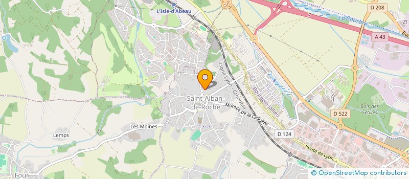 localisation de l'entreprise SCI DES 3 CEDRES  SAINT-ALBAN-DE-ROCHE