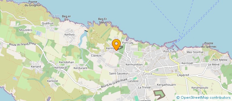 localisation de l'entreprise SCI DES 3 CHEMINS  GROIX