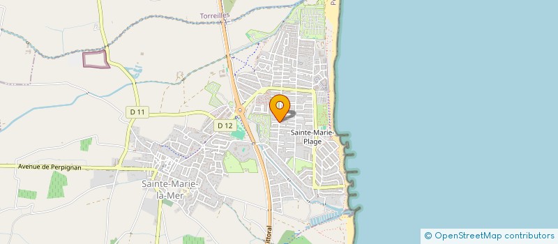 localisation de l'entreprise SCI DES 3 D  SAINTE-MARIE-LA-MER