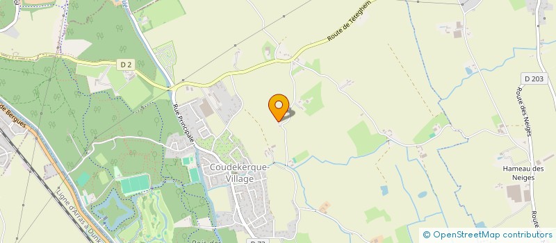 localisation de l'entreprise SCI DES 3 D  TETEGHEM-COUDEKERQUE-VILLAGE