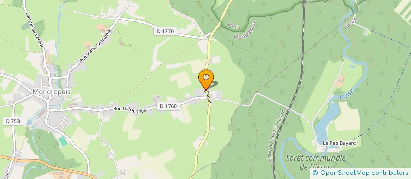 localisation de l'entreprise SCI DES 3 EPIS  MONDREPUIS