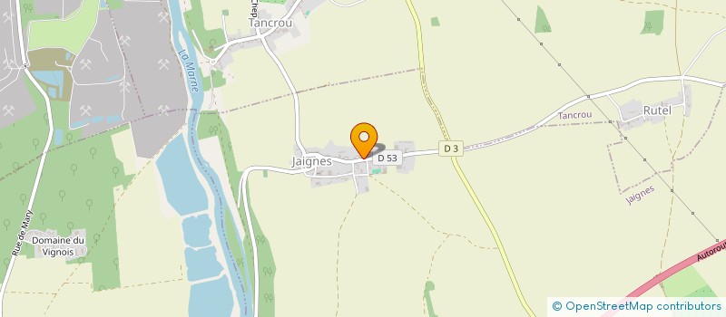 localisation de l'entreprise SCI DES 3 EPIS  JAIGNES