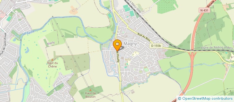 localisation de l'entreprise SCI DES 3 EPIS  METZ