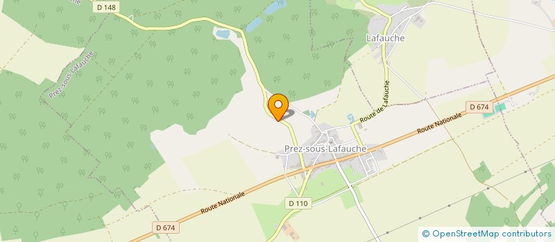 localisation de l'entreprise SCI DES 3 ETANGS à PREZ-SOUS-LAFAUCHE
