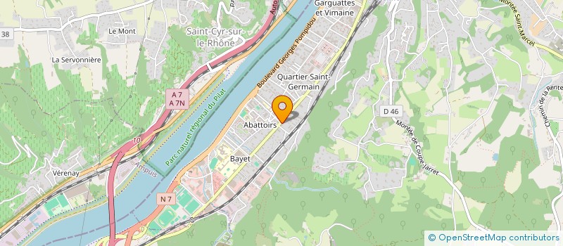 localisation de l'entreprise SCI DES 3 FRERES  VIENNE