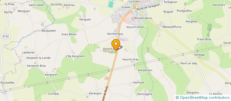 localisation de l'entreprise SCI DES 3 FRERES  PLABENNEC