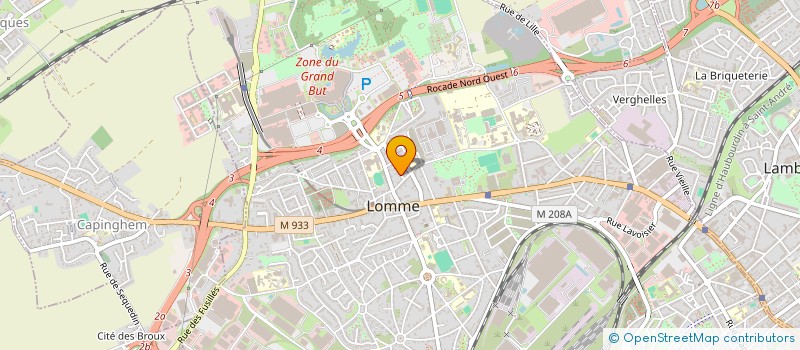 localisation de l'entreprise SCI DES 3 FRERES FRETIN à LILLE