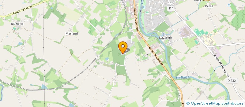 localisation de l'entreprise SCI DES 3 GARONNE  NERAC