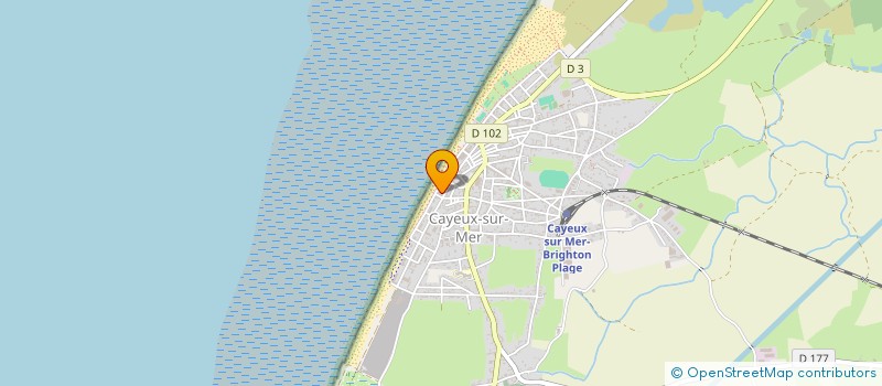 localisation de l'entreprise SCI DES 3 H à CAYEUX-SUR-MER