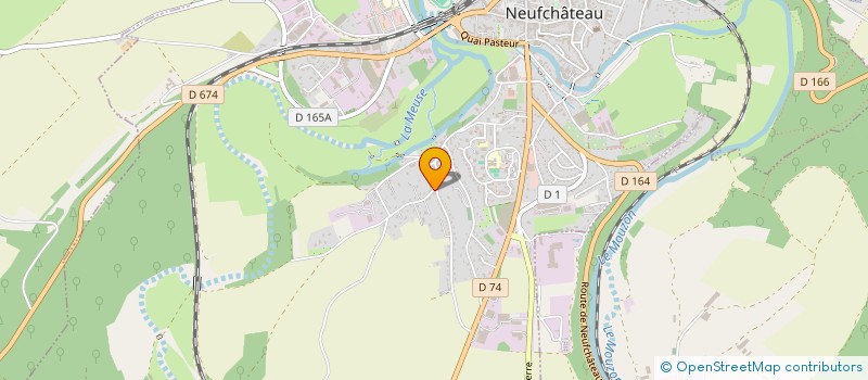 localisation de l'entreprise SCI DES 3 HELLES à NEUFCHATEAU