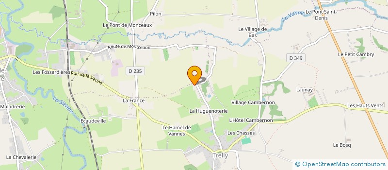 localisation de l'entreprise SCI DES 3 HORTENSIAS  QUETTREVILLE-SUR-SIENNE