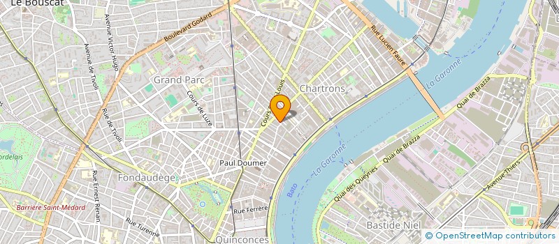 localisation de l'entreprise SCI DES 3 J  BORDEAUX