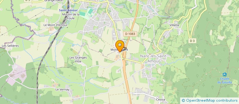 localisation de l'entreprise SCI DES 3 LACS  RUMILLY