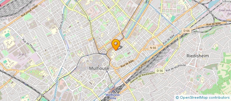 localisation de l'entreprise SCI DES 3 LIONS  MULHOUSE