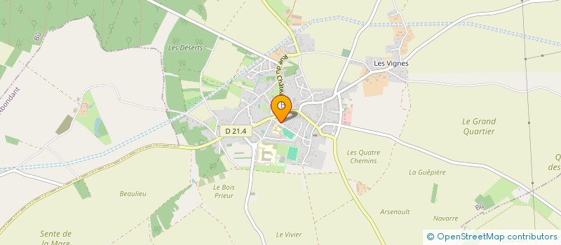 localisation de l'entreprise SCI DES 3 M à BU