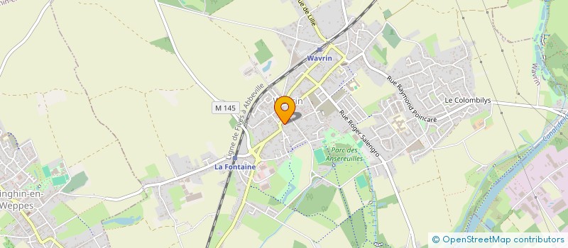 localisation de l'entreprise SCI DES 3 MOULINS  WAVRIN