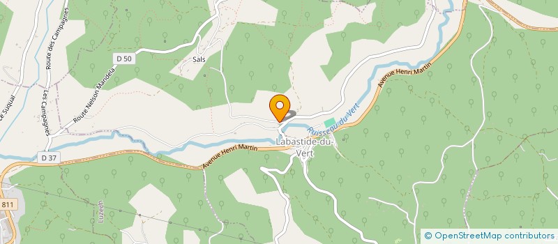 localisation de l'entreprise SCI DES 3 PALMIERS  LABASTIDE-DU-VERT