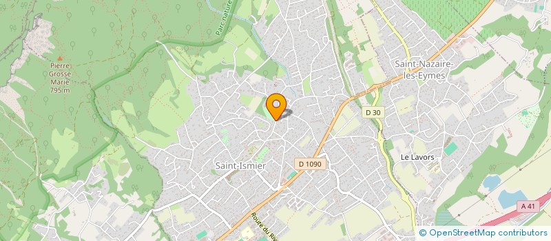 localisation de l'entreprise SCI DES 3 PETITS CHATONS à SAINT-ISMIER