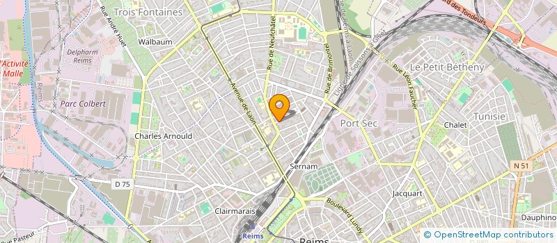 localisation de l'entreprise SCI DES 3 PILIERS à CHALAIS