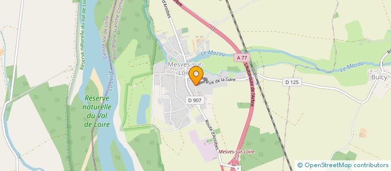 localisation de l'entreprise SCI DES 3 PILIERS à MESVES SUR LOIRE