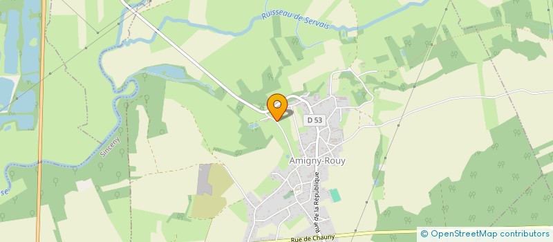 localisation de l'entreprise SCI DES 3 POMMIERS à AMIGNY-ROUY