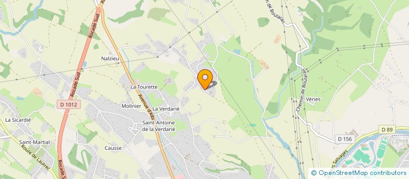 localisation de l'entreprise SCI DES 3 R  CASTRES