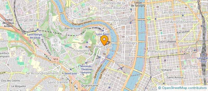 localisation de l'entreprise SCI DES 3 RIVIERES  LYON