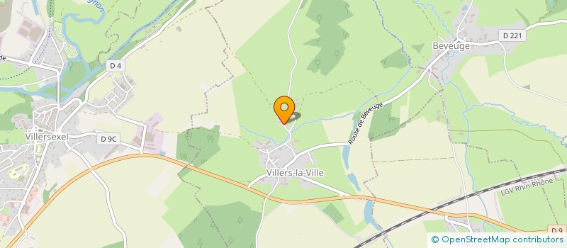 localisation de l'entreprise SCI DES 3 ROCS  VILLERS-LA-VILLE