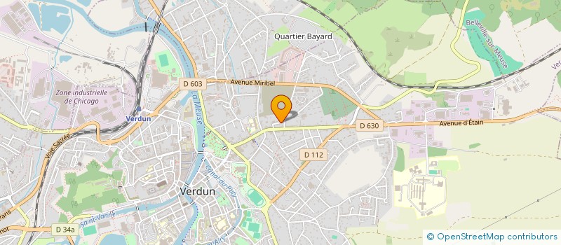 localisation de l'entreprise SCI DES 3 ROIS à VERDUN