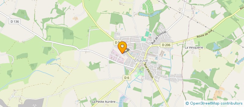 localisation de l'entreprise SCI DES 3 SALICACEES  CHAUVE