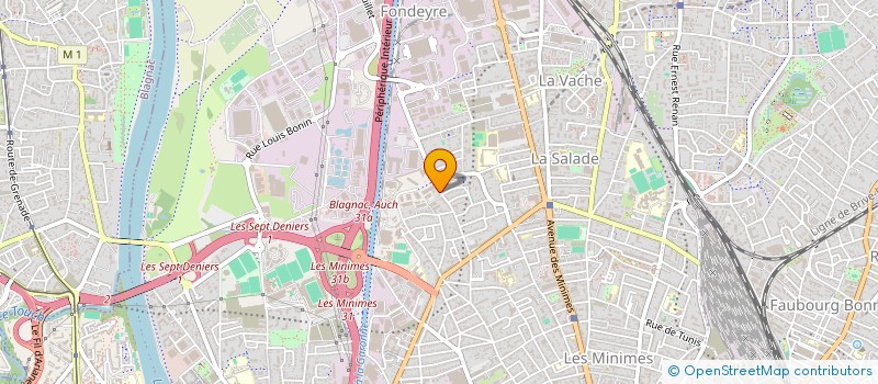 localisation de l'entreprise SCI DES 3 SAULES à TOULOUSE