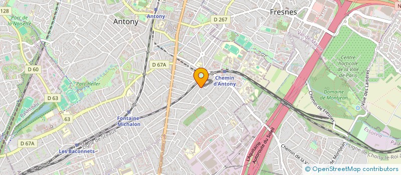 localisation de l'entreprise SCI DES 3 SEIGNEURS à ANTONY