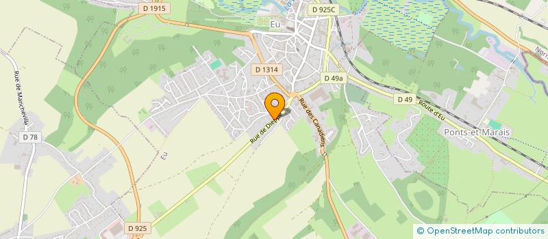 localisation de l'entreprise SCI DES 3 SOLEILS  EU